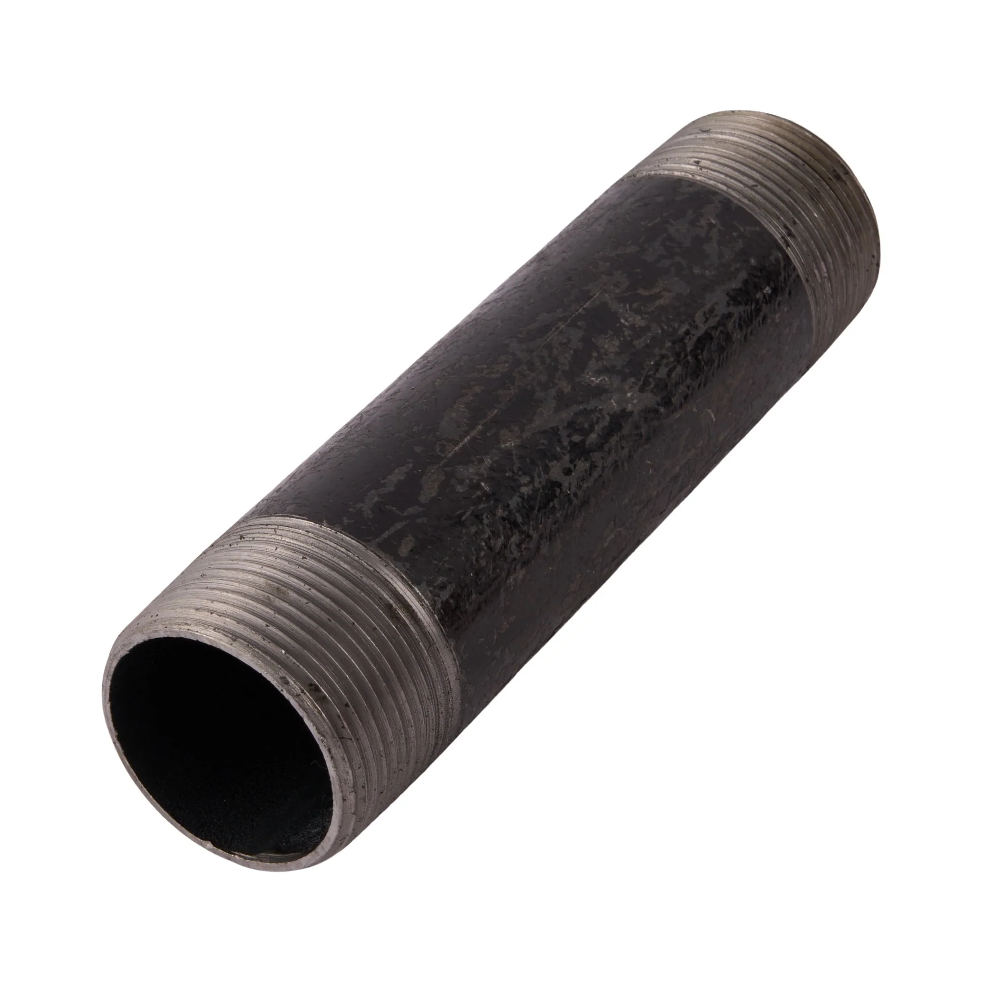 1-1/4" x 6" Black Nipple