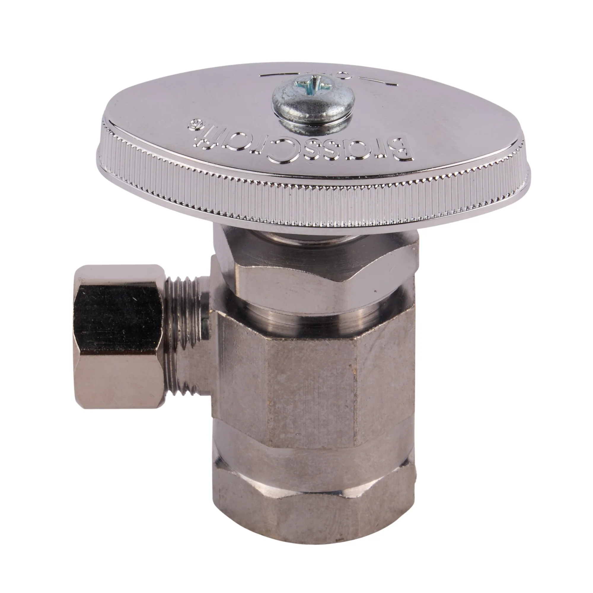 1/2Fip X 3/8 Od Comp. Angle Stop  Chrome - Image 2