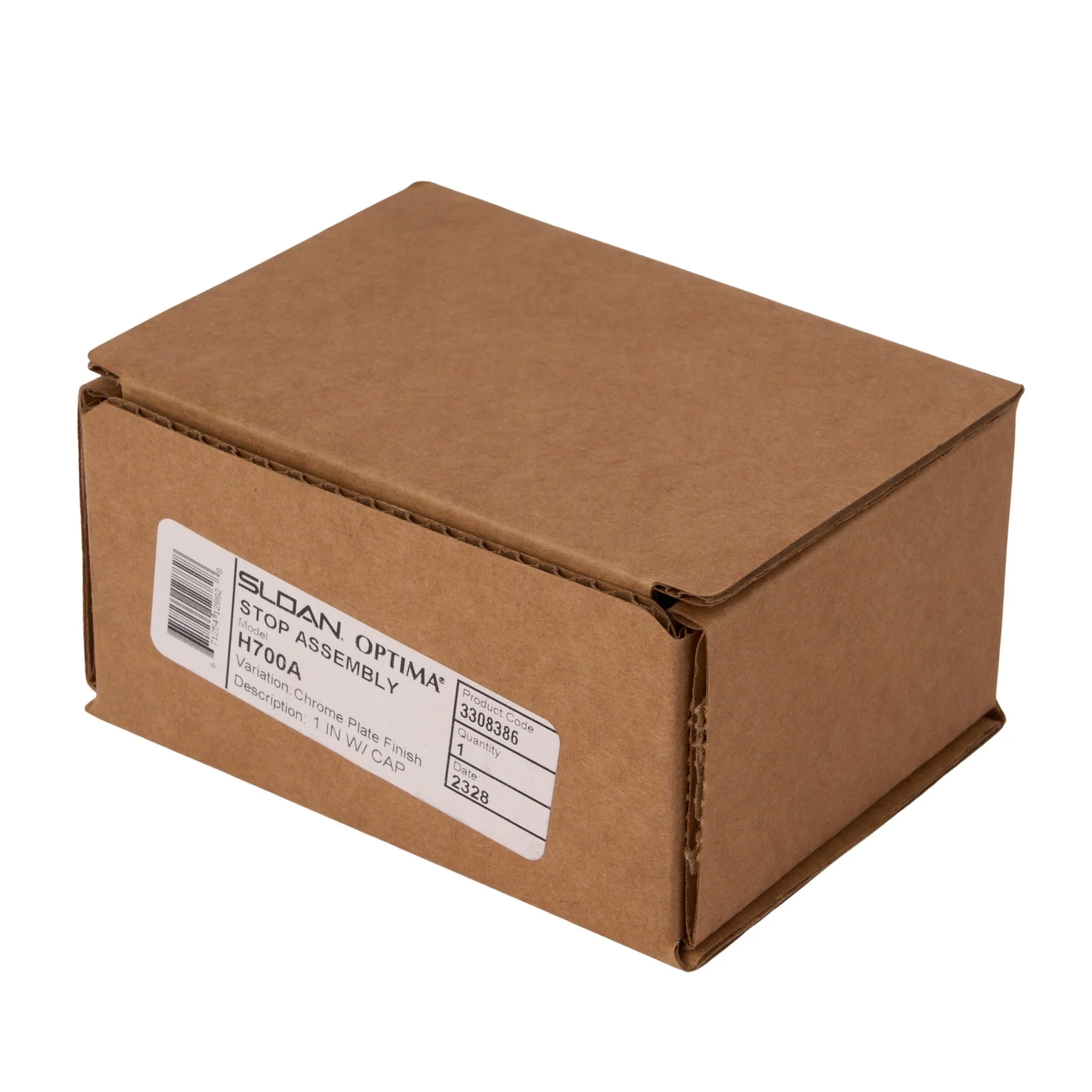 Sloan H700A 1" CP Angle Stop Assembly - Image 4