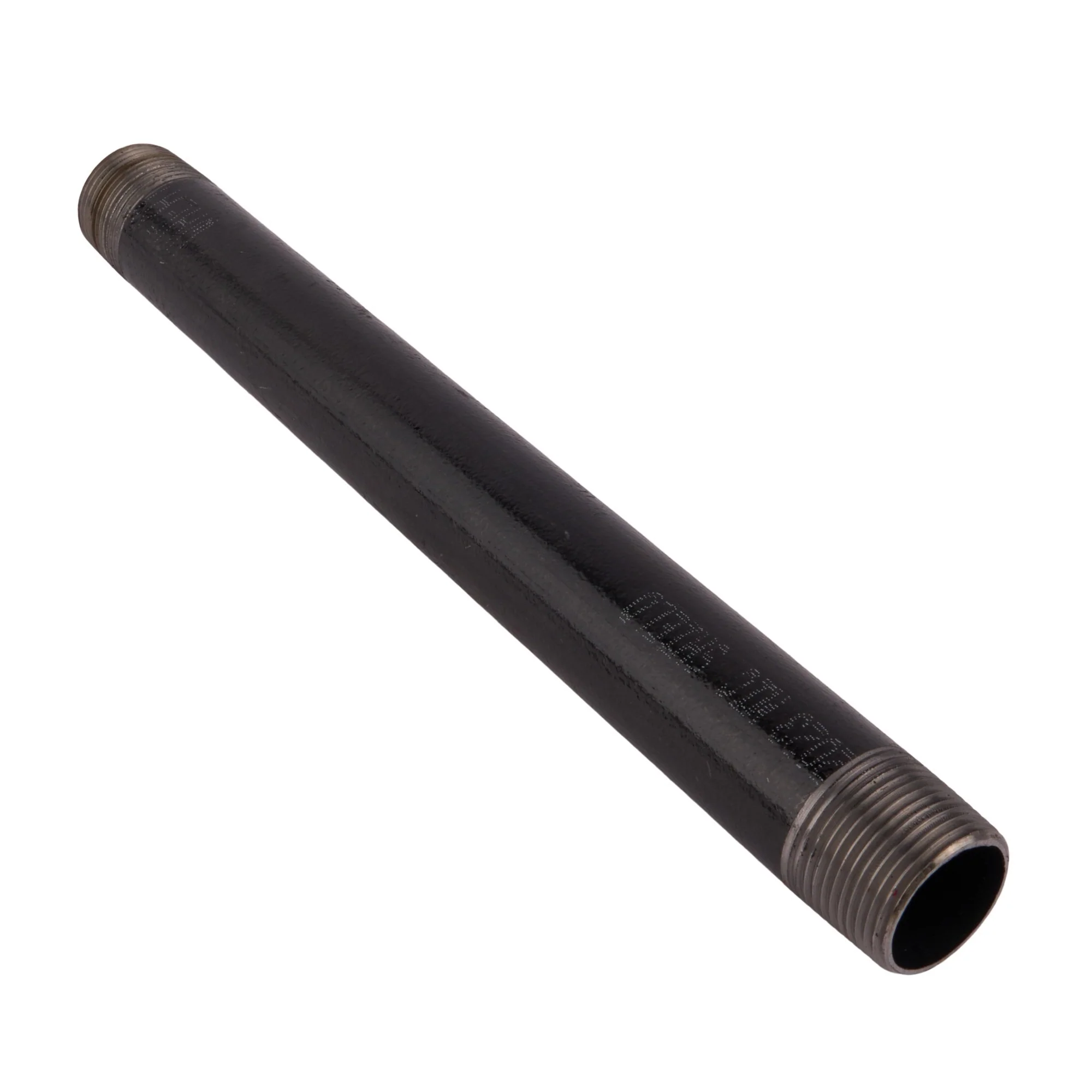 1" x 12" Black Nipple - Image 3