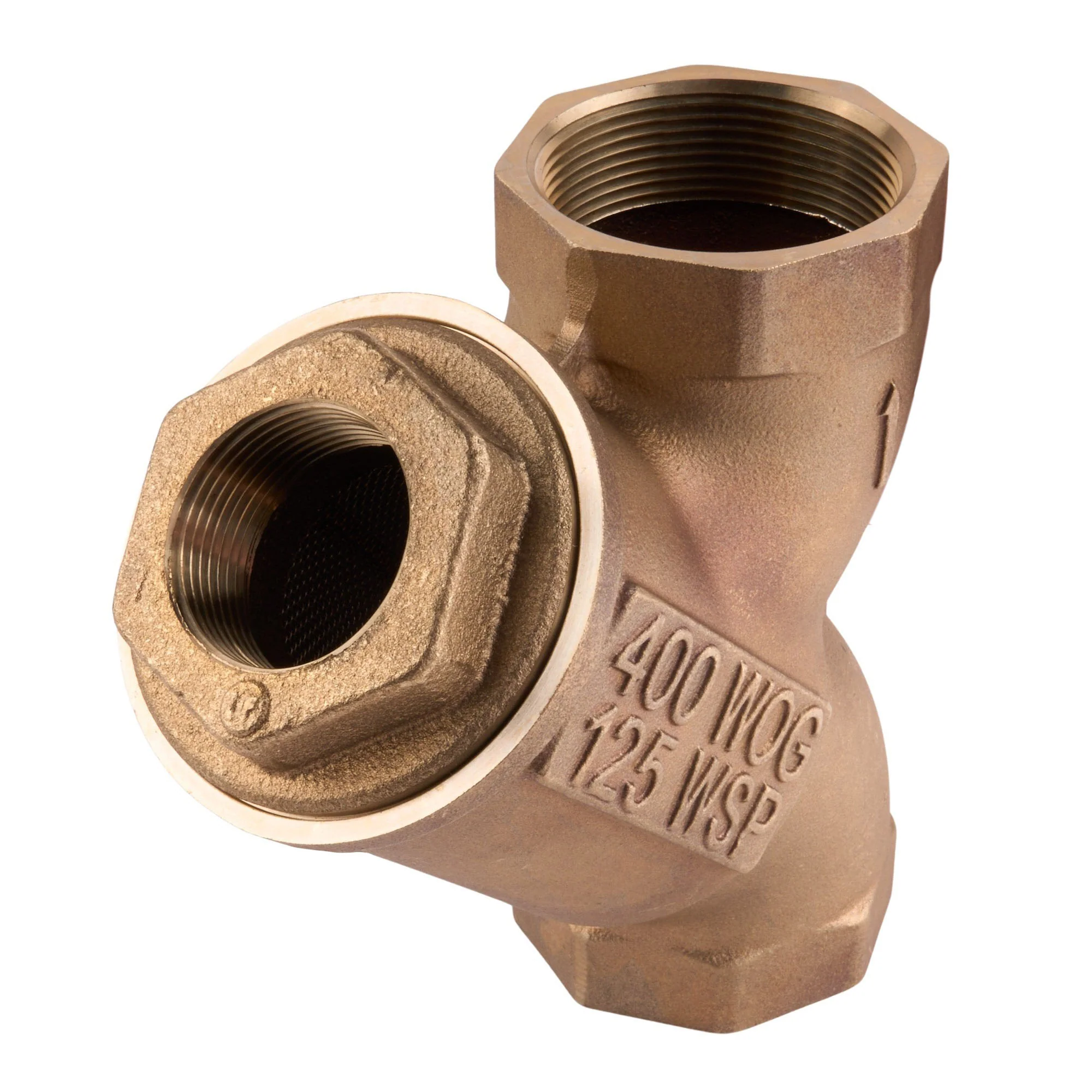 2" LF777SM3-20 Lead Free Bronze Wye Strainer (Threaded) - Image 2