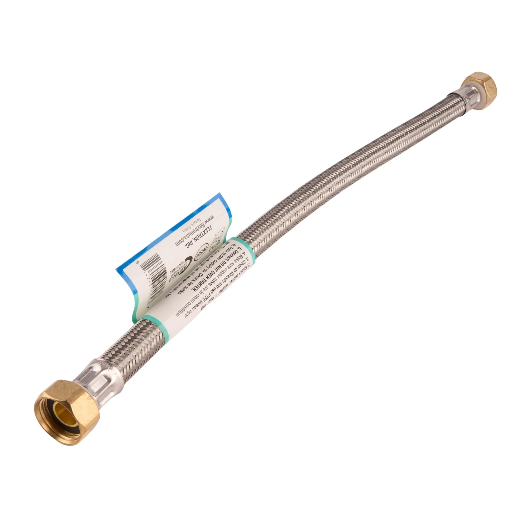 3/4x18 Fipxfip Ss Black Water Heater Connector