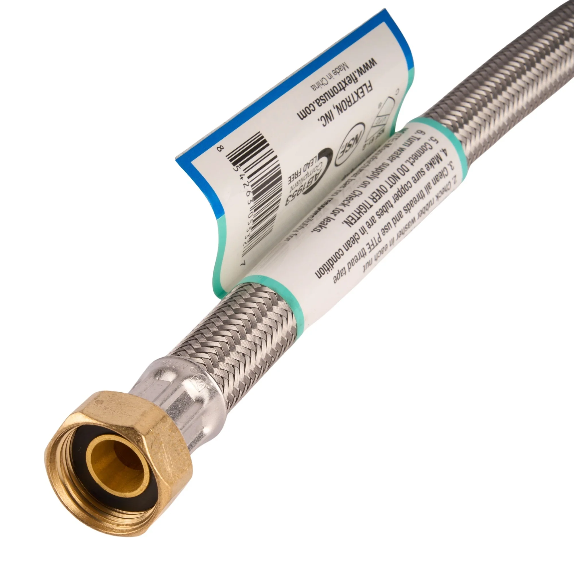 3/4x18 Fipxfip Ss Black Water Heater Connector - Image 2