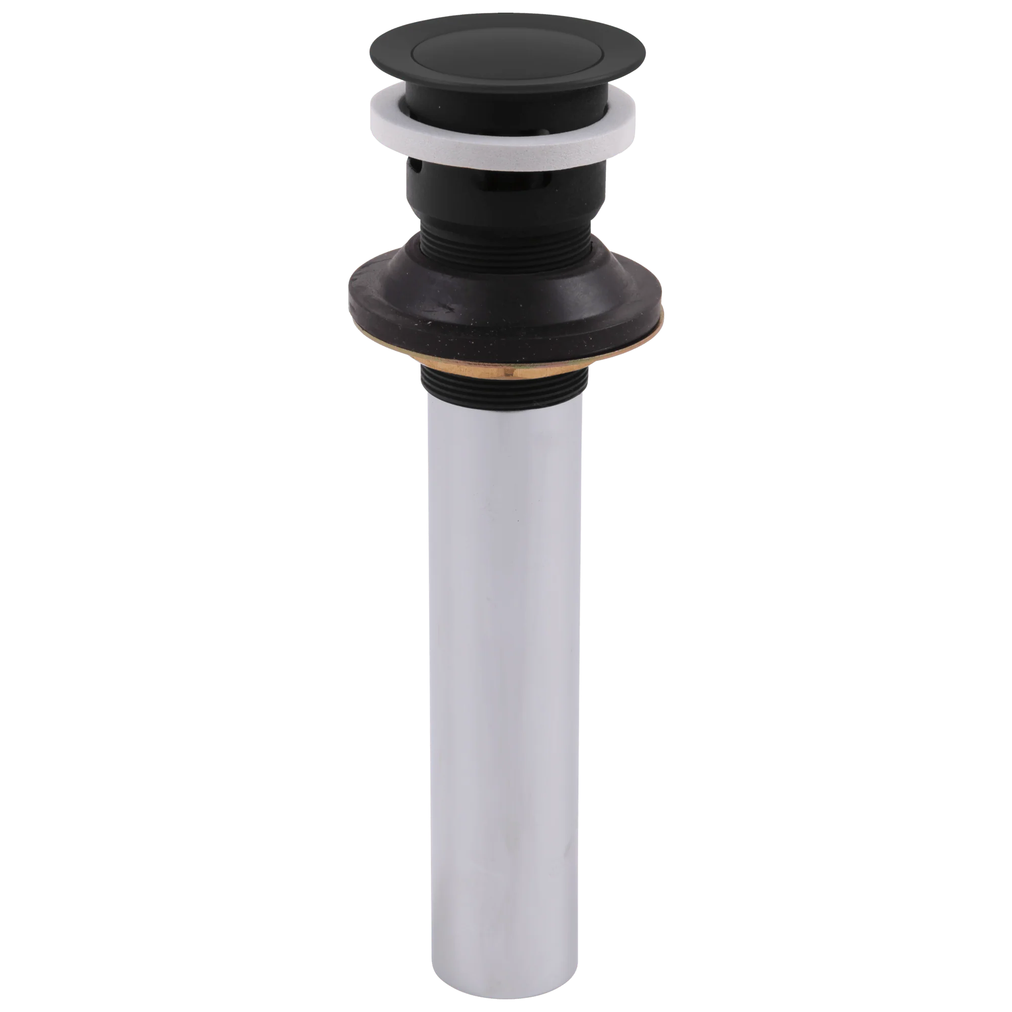 33W576Bl Delta Push Pop Up W/Overflow Lav Matte Black