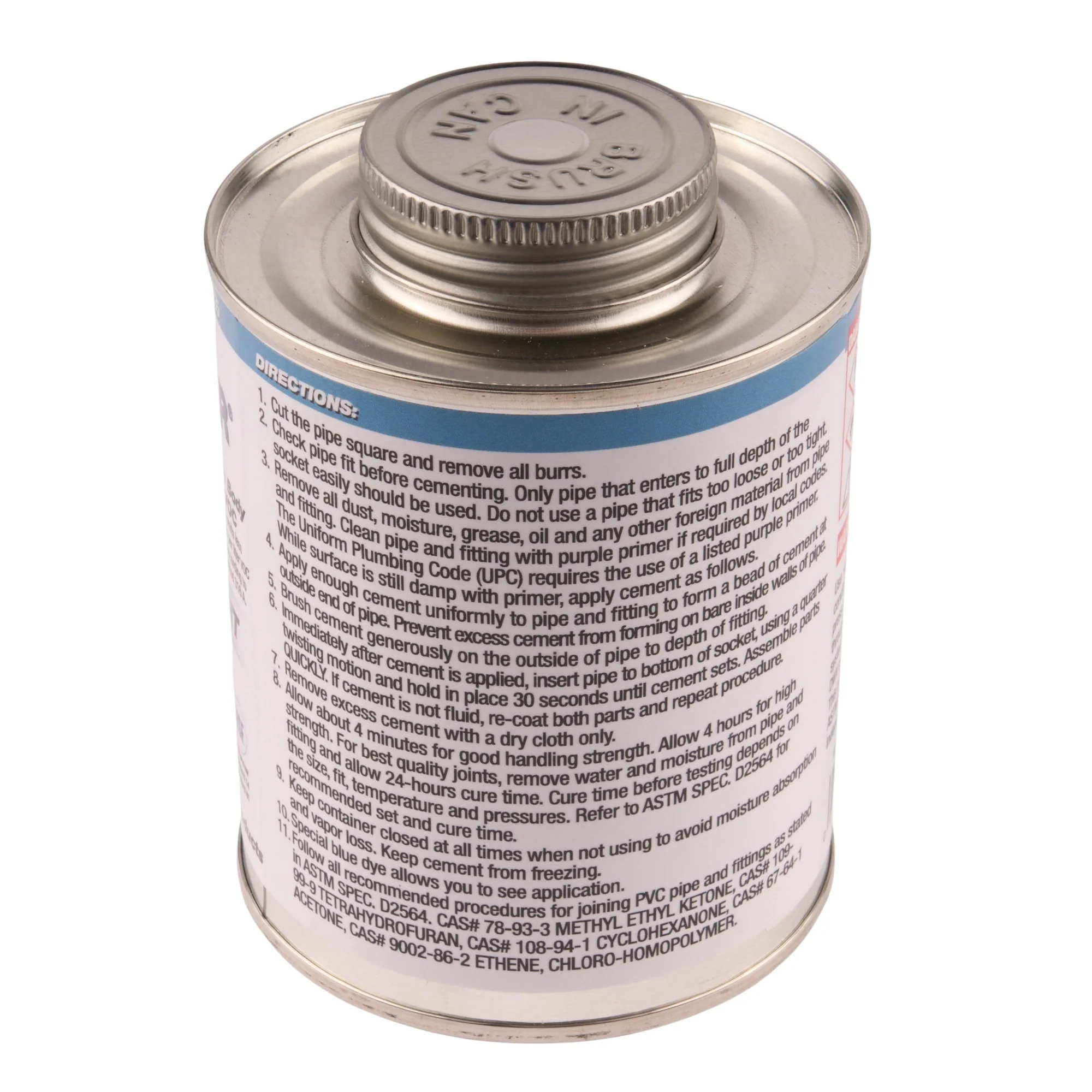 Blue Monster 1 Pint 1-Step PVC Cement (Clear) - Image 2