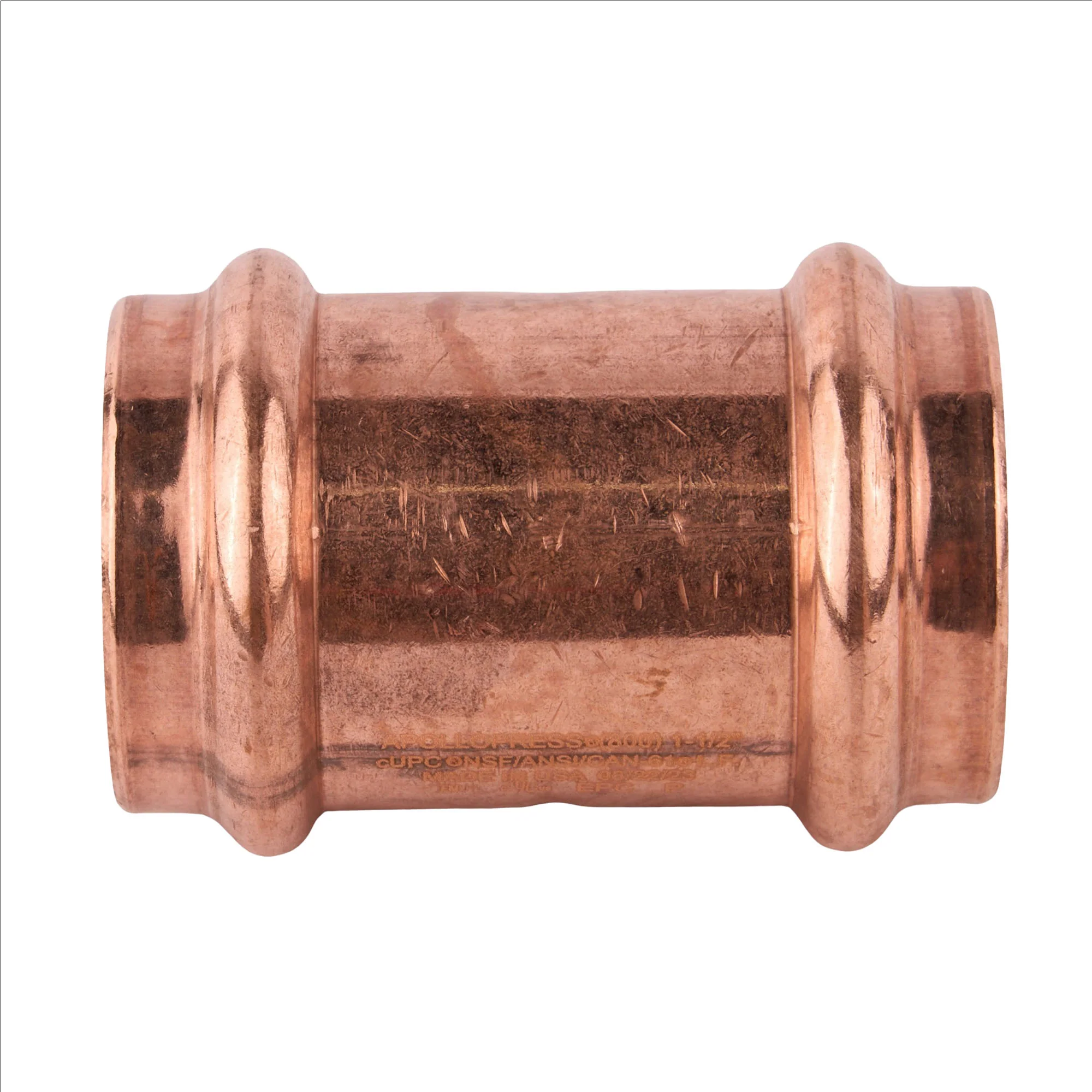 Copper Press Coupling with Stop (C x C) - Image 9