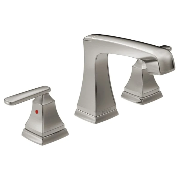 Delta Ashlyn 1.2 GPM Widespread Bathroom Faucet with Pop-Up Drain Assembly