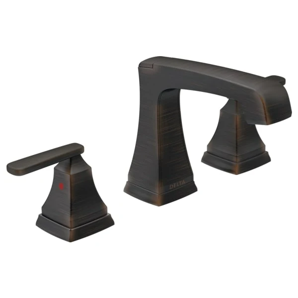 Delta Ashlyn 1.2 GPM Widespread Bathroom Faucet with Pop-Up Drain Assembly - Image 2