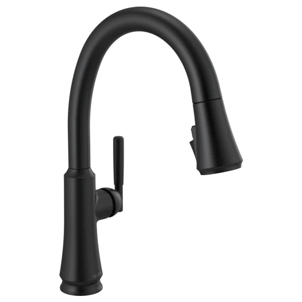 Delta Coranto 1.8 GPM Single Hole Pull Down Kitchen Faucet with Magnetic Docking Spray Head and ShieldSpray - Image 2
