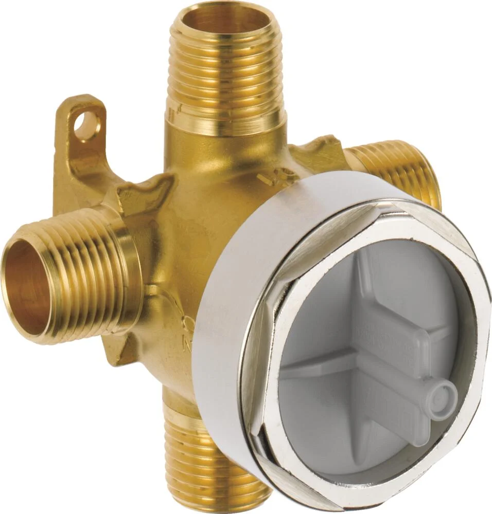 Delta Diverter Rough-In Valve for Delta 3 Function and 6 Function Diverter Trims