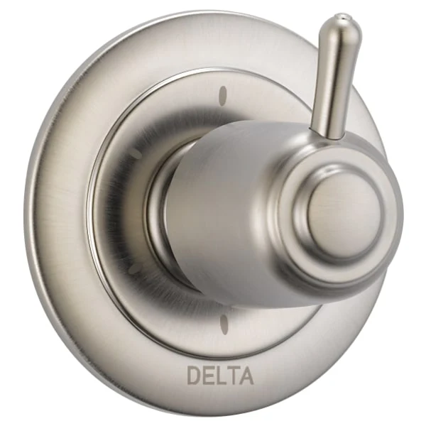 Delta Innovations Six Function Diverter Valve Trim Less Rough-In Valve - Three Independent Positions, Three Shared Positions