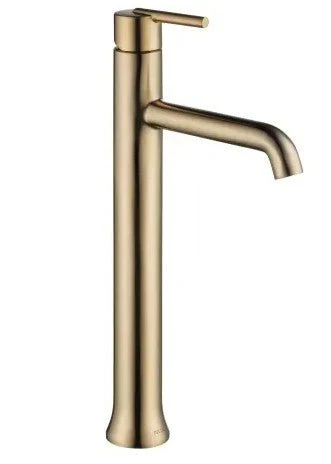 Delta Trinsic Single Hole Vessel Bathroom Faucet - Metal Pop-Up Drain Assembly Not Included