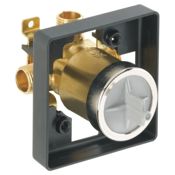 Delta Universal Mixing Rough-In Valve with 1/2" NPT Male thread with 1/2" C.W.T Female Sweat - Shower Only, No Tub Outlet