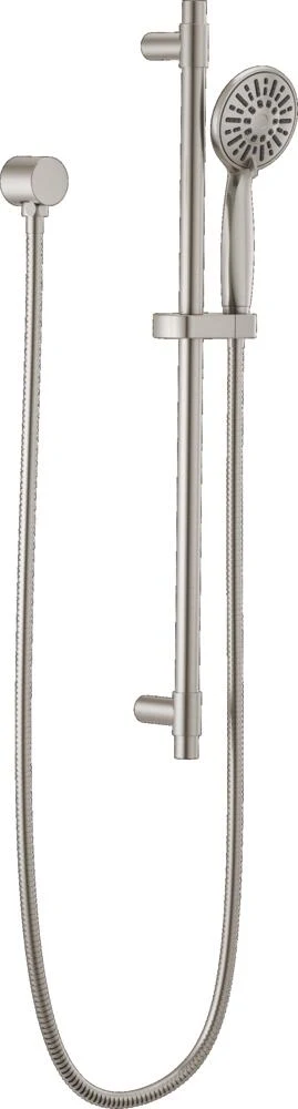 Delta Universal Showering Components 1.75 GPM Multi Function Hand Shower Package - Includes Slide Bar, Hose, and Wall Supply