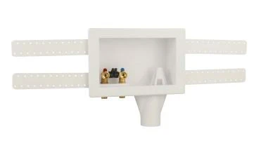 Eliminator Copper, Bottom Mount Washing Machine Outlet Box w/ 1/4 Turn (Standard Pack)