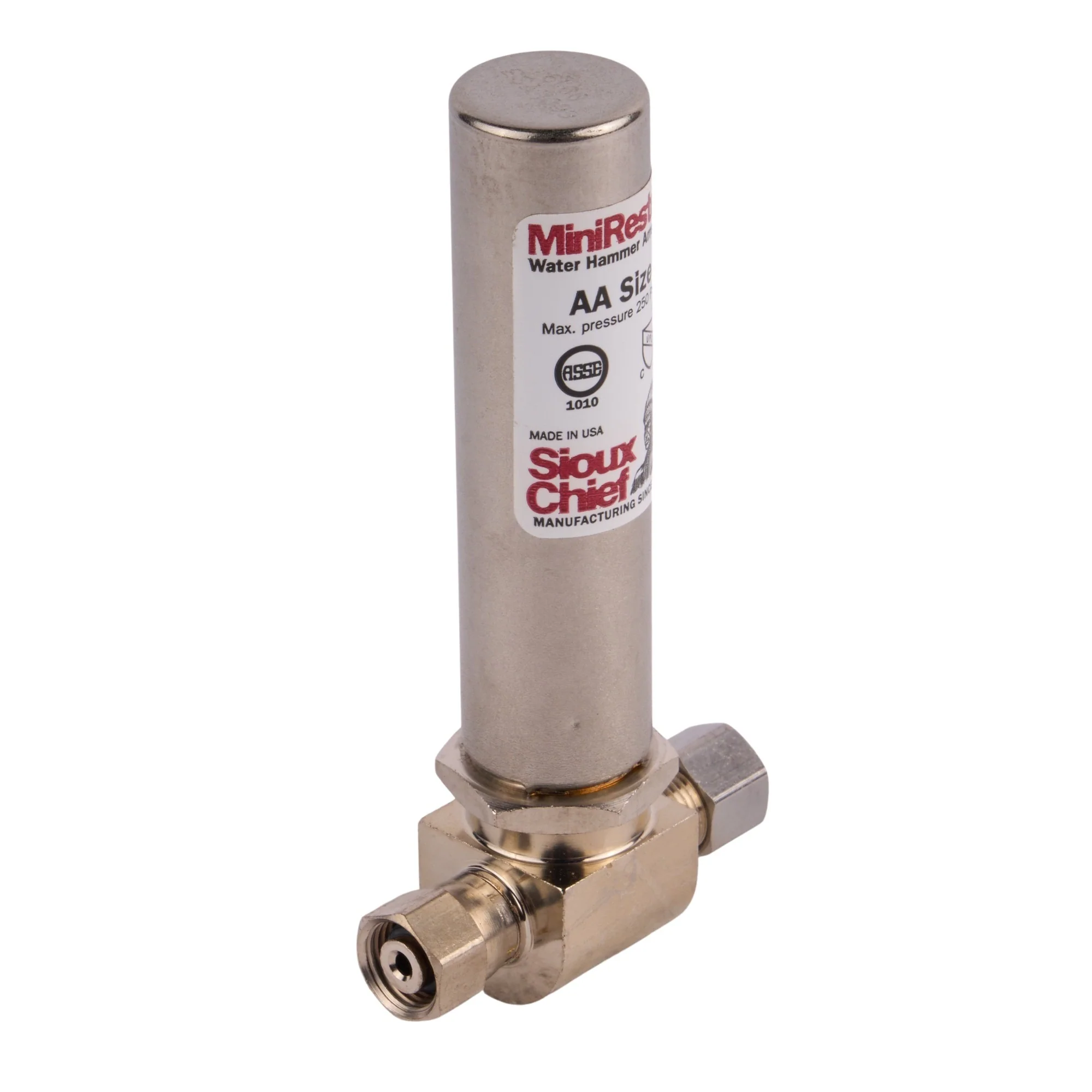 Female Compression Tee Mini-Rester Water Hammer Arrestor - Image 2