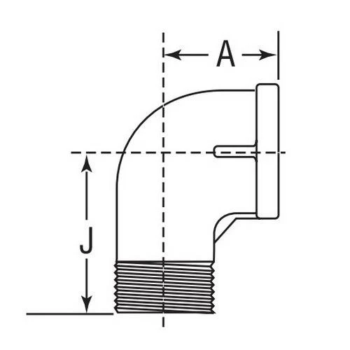 Galvanized 45° Street Elbow (FIP x MIP)