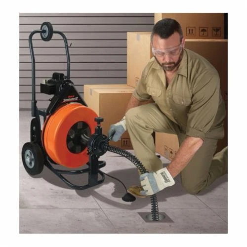 General Wire SpeedRooter with 100EM4 Cable, Power Cable Feed, Guide Tube, and SRCS Cutter Set