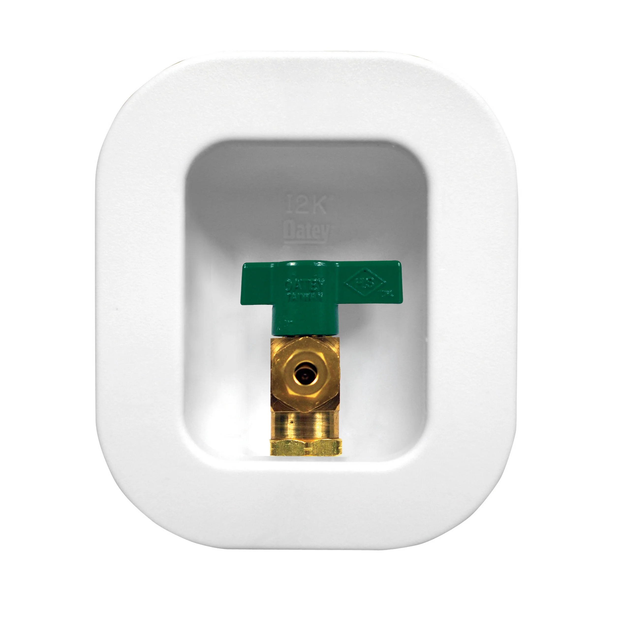 I2K Copper Ice Maker Outlet Box w/ 1/4 Turn, Low Lead (Standard Pack)