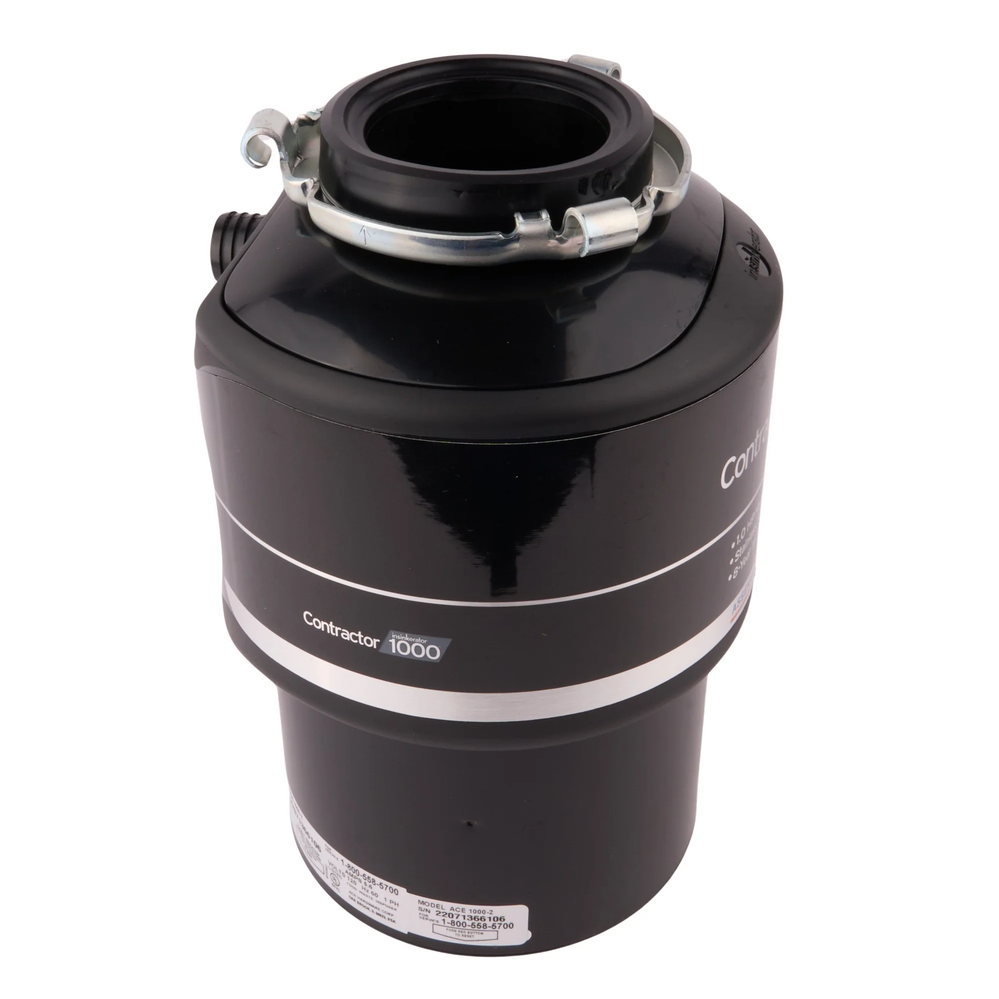Insinkerator Contractor 1000 Garbage Disposal 1 HP - Image 2