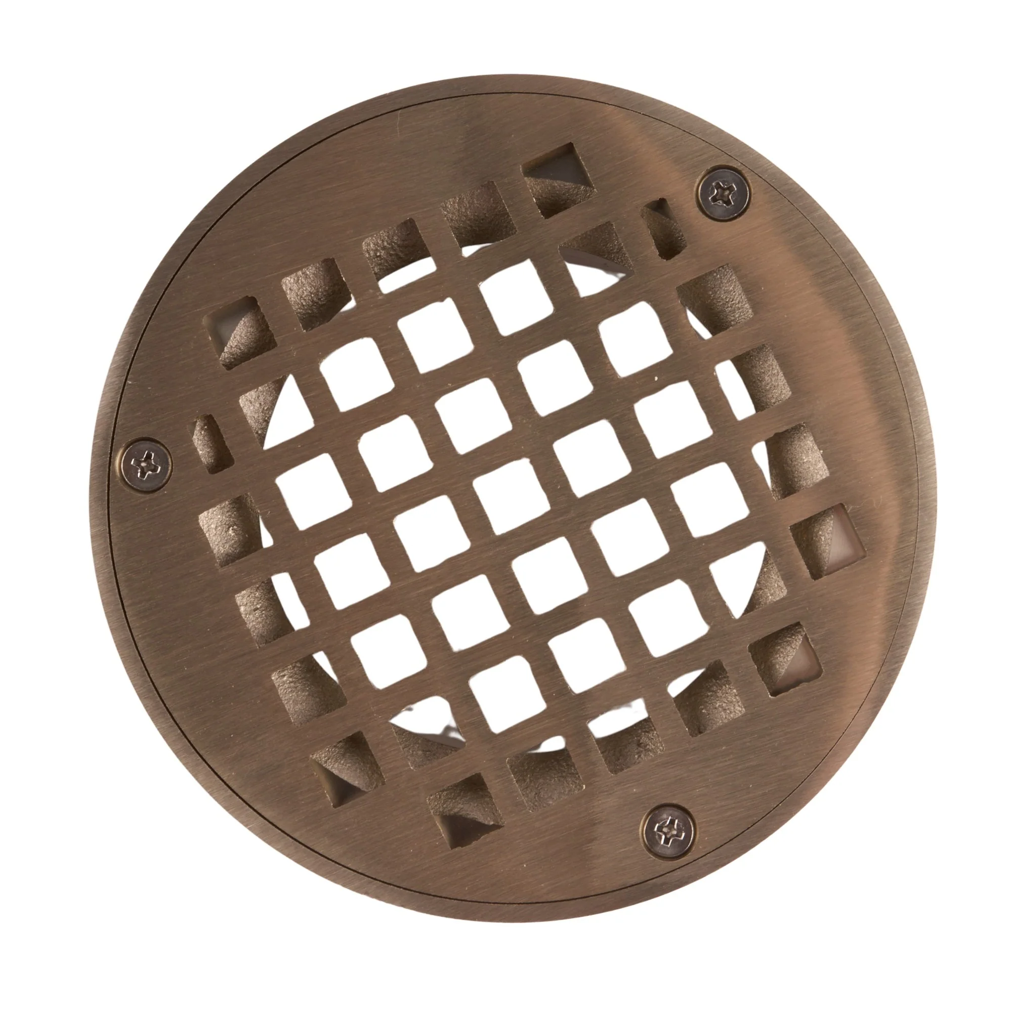 Jones Stephens 3" x 5" Brass Round Shower Drain - Image 3
