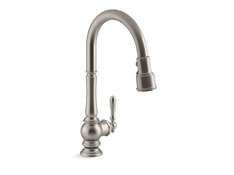 Kohler Artifacts 1.5 GPM Single Hole Pull Down Kitchen Faucet