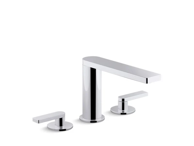 Kohler Composed Widespread Bathroom Faucet with Lever Handles - Pop Up Included
