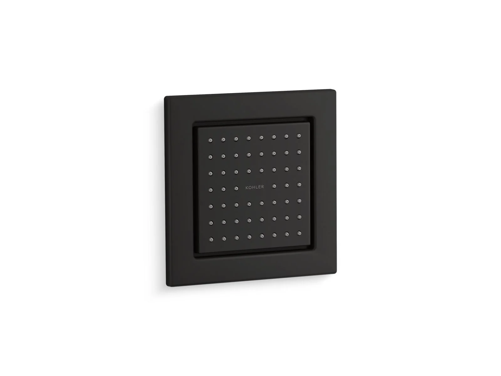 Kohler WaterTile Square Single Square Metal Body Spray – with 54 Rubber Spray Nozzles