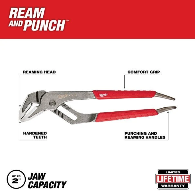Milwaukee 10" Straight Jaw Pliers