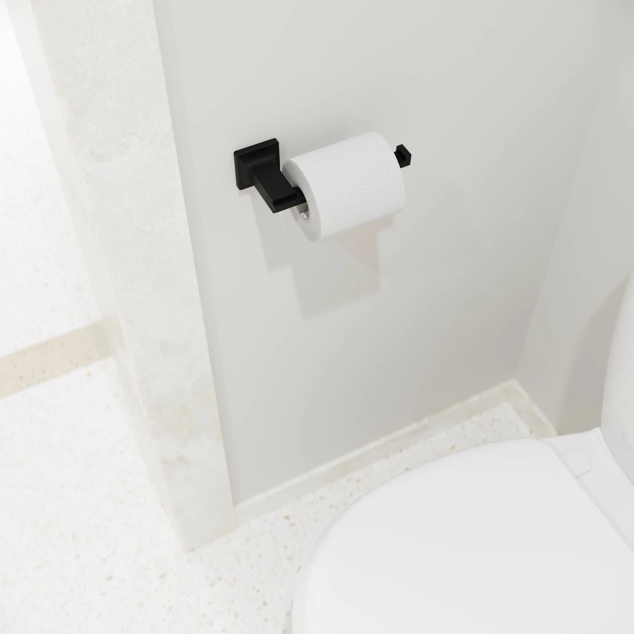 Pfister Verve Wall Mounted Euro Toilet Paper Holder - Image 2
