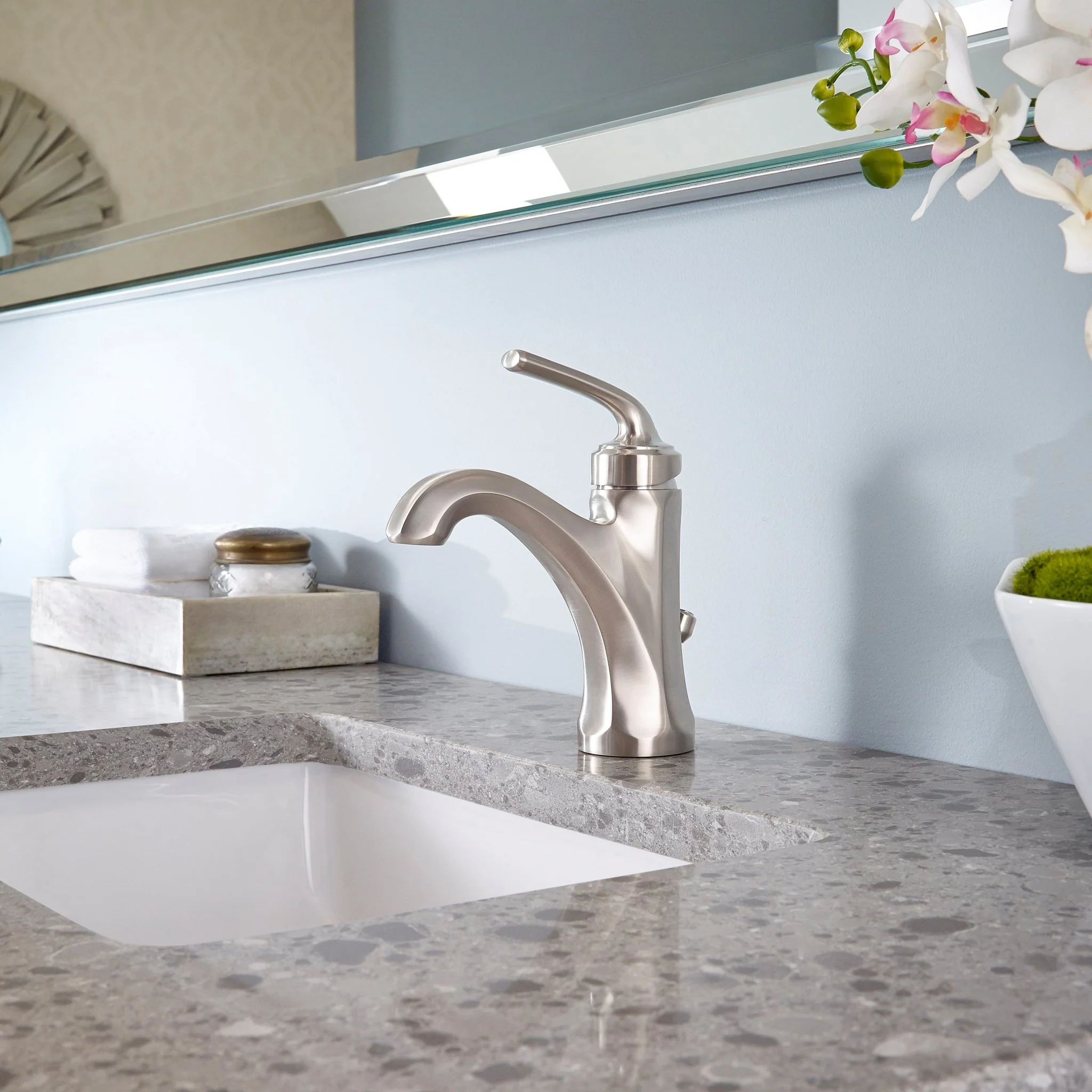 Pfister Arterra Single Hole Bathroom Faucet with Metal Pop-Up Assembly - Image 2