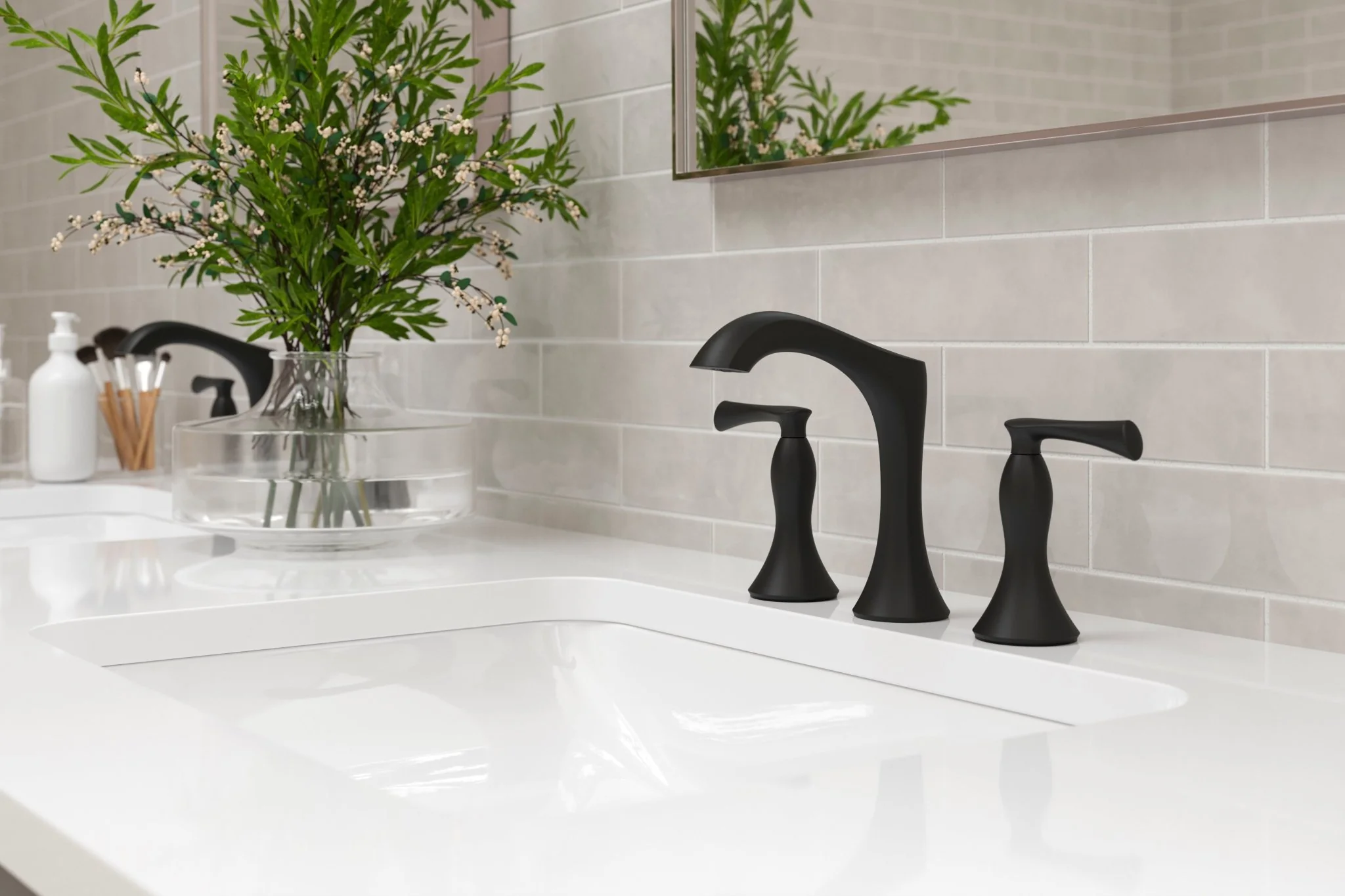 Pfister Rhen 1.2 GPM Widespread Bathroom Faucet - Image 2