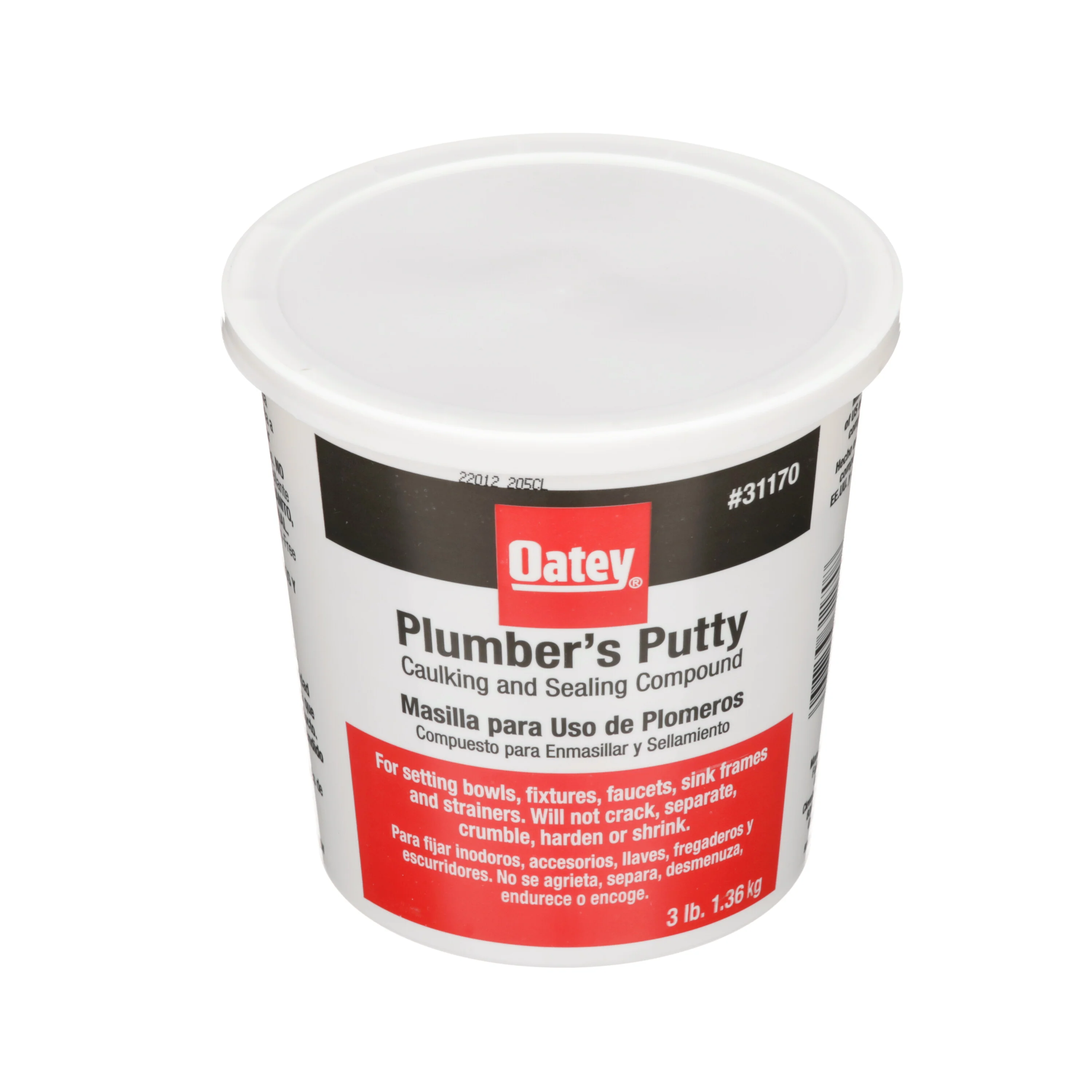 Plumbers Putty, White - Image 3