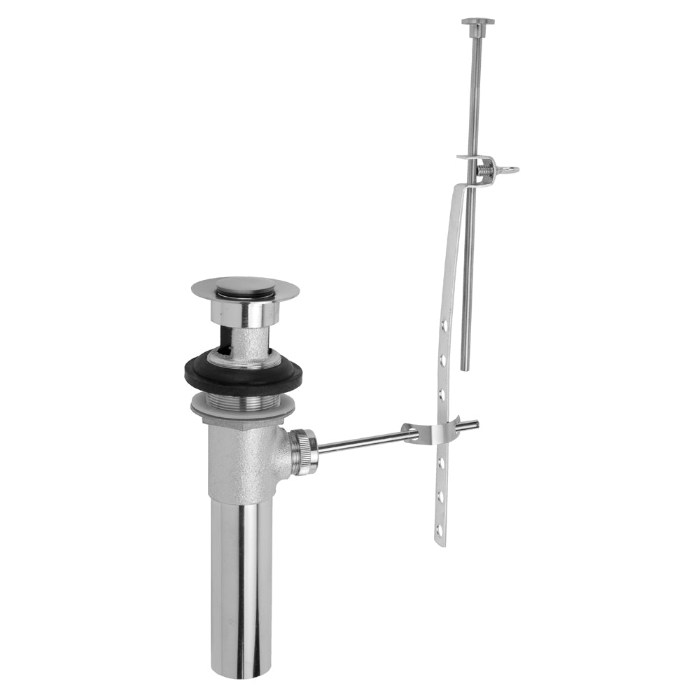Pop-Up Lavatory Drain with Overflow, Vintage Bronze