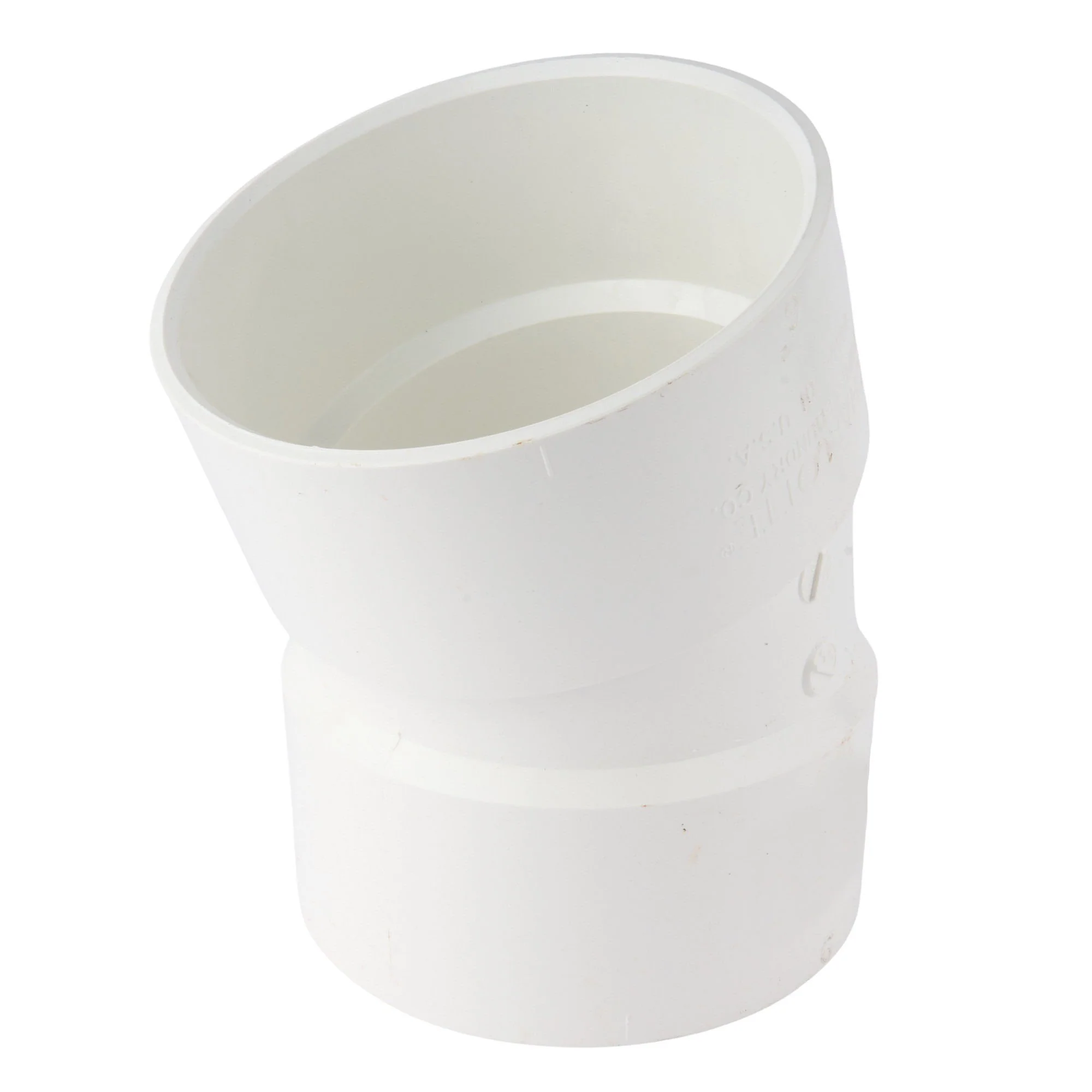 PVC DWV 22.5° Elbow (Socket x Socket)