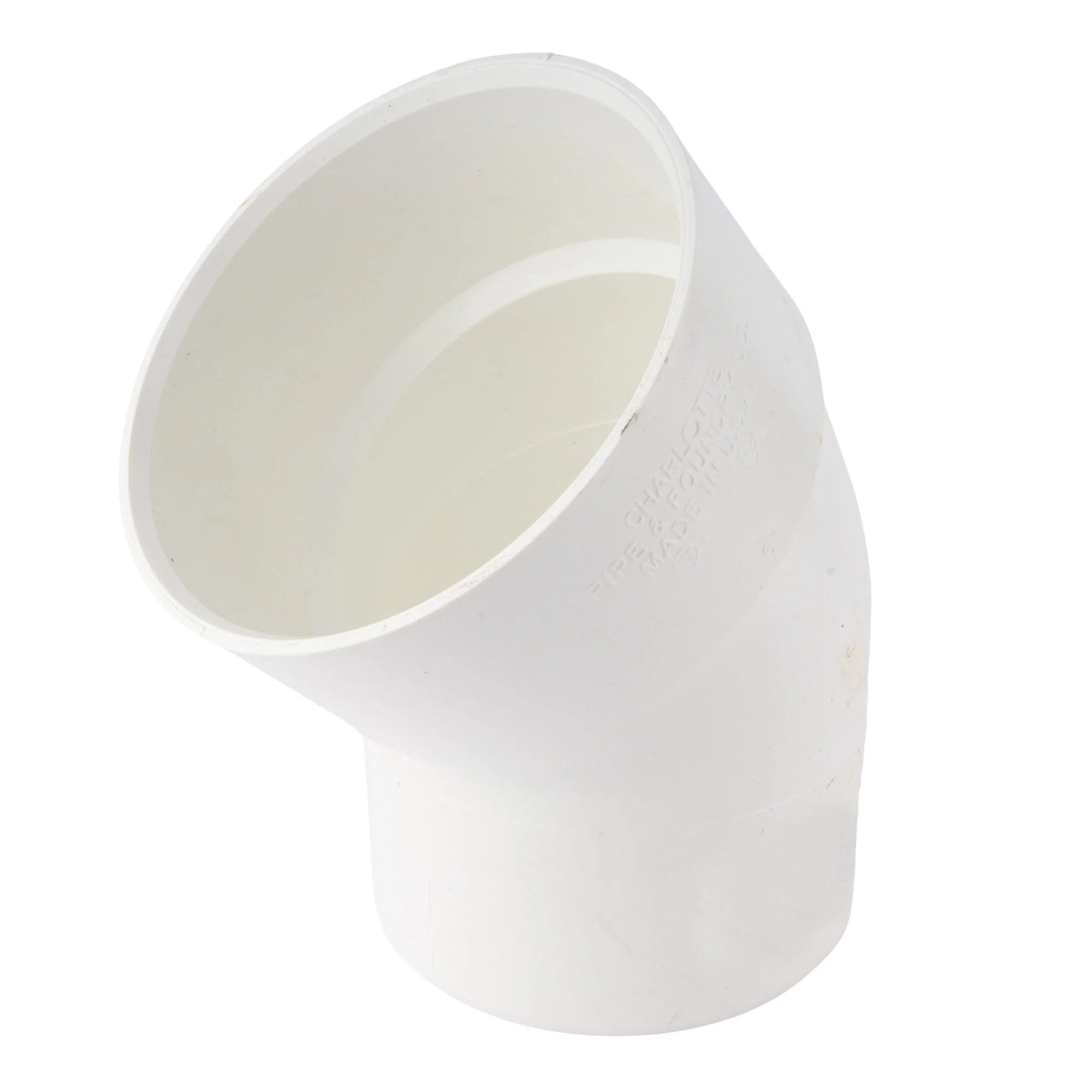 PVC DWV 45° Street Elbow (Socket x Spigot)