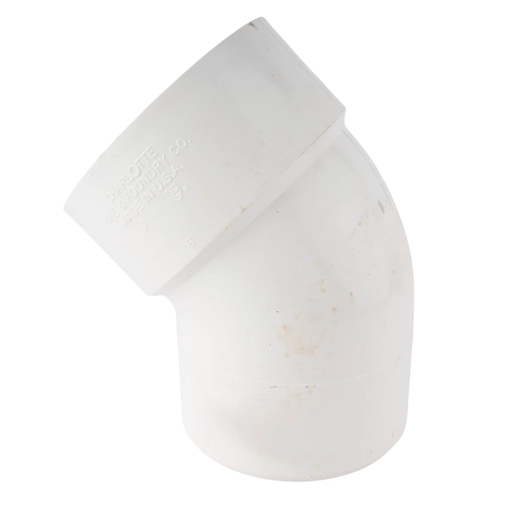 PVC DWV 45° Street Elbow (Socket x Spigot) - Image 2