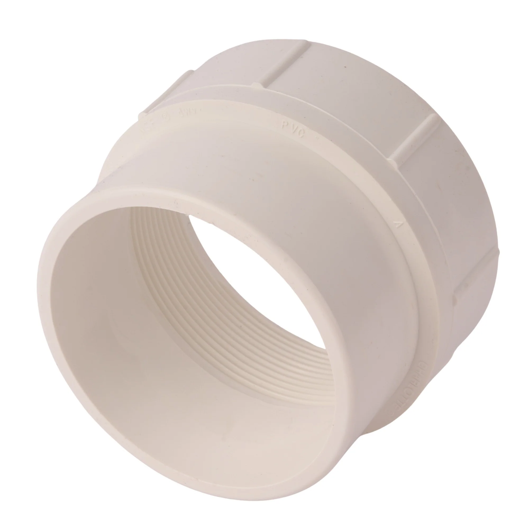 PVC DWV Cleanout Adapter (Spigot x FIP)