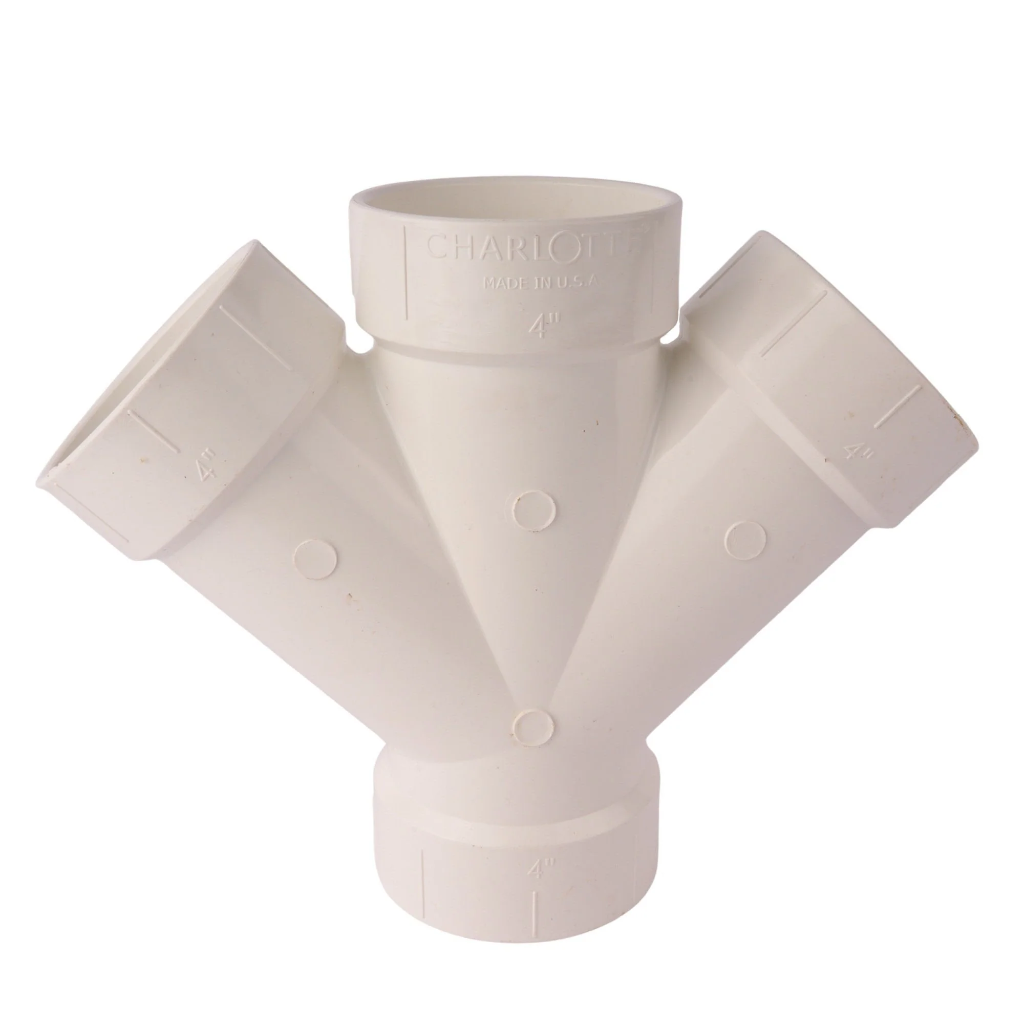PVC DWV Reducing Double Wye - Image 10