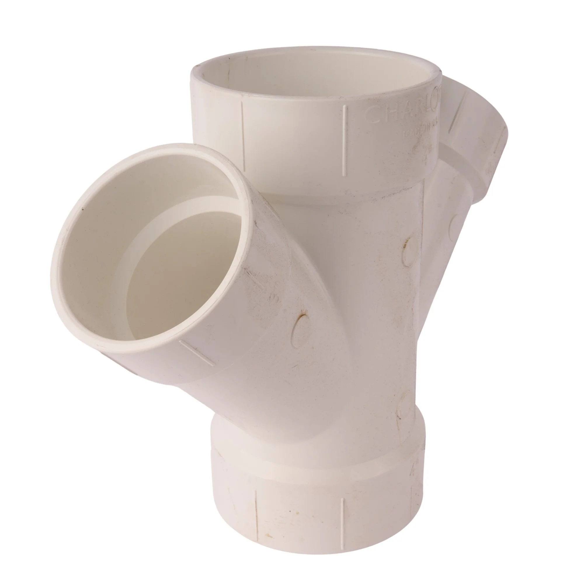 PVC DWV Reducing Double Wye - Image 2