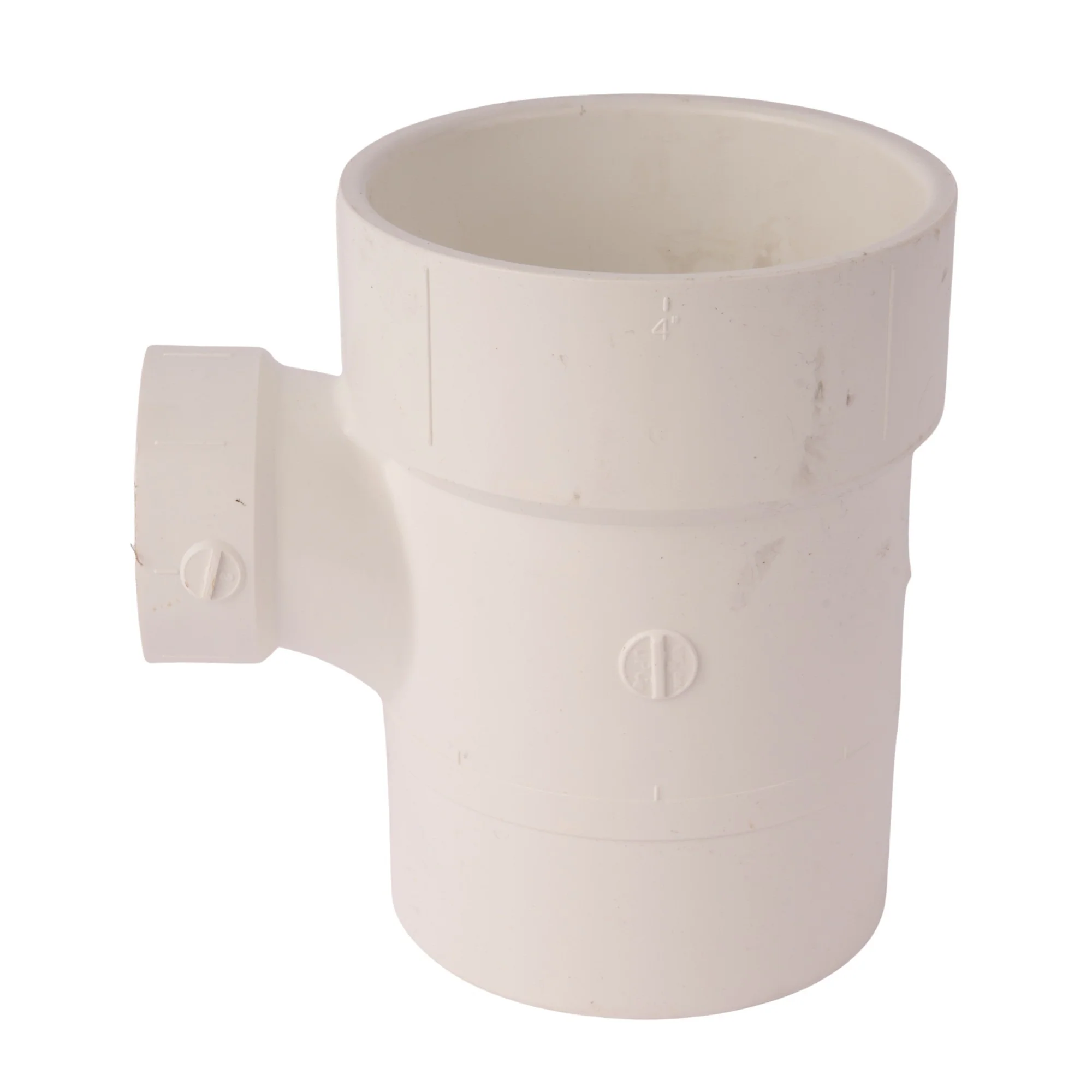 PVC DWV Reducing Street Sanitary Tee (Socket x Socket x Spigot)