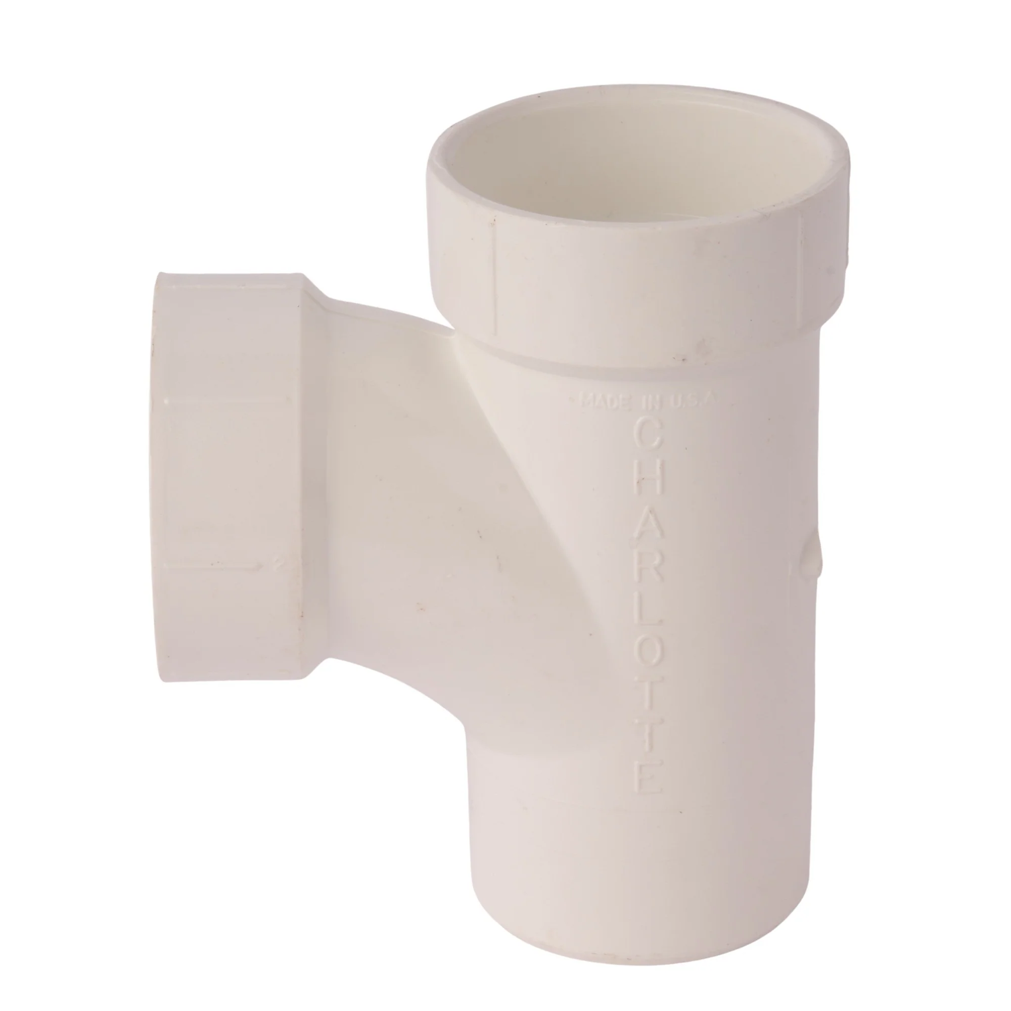 PVC DWV Reducing Street Sanitary Tee (Socket x Socket x Spigot) - Image 12