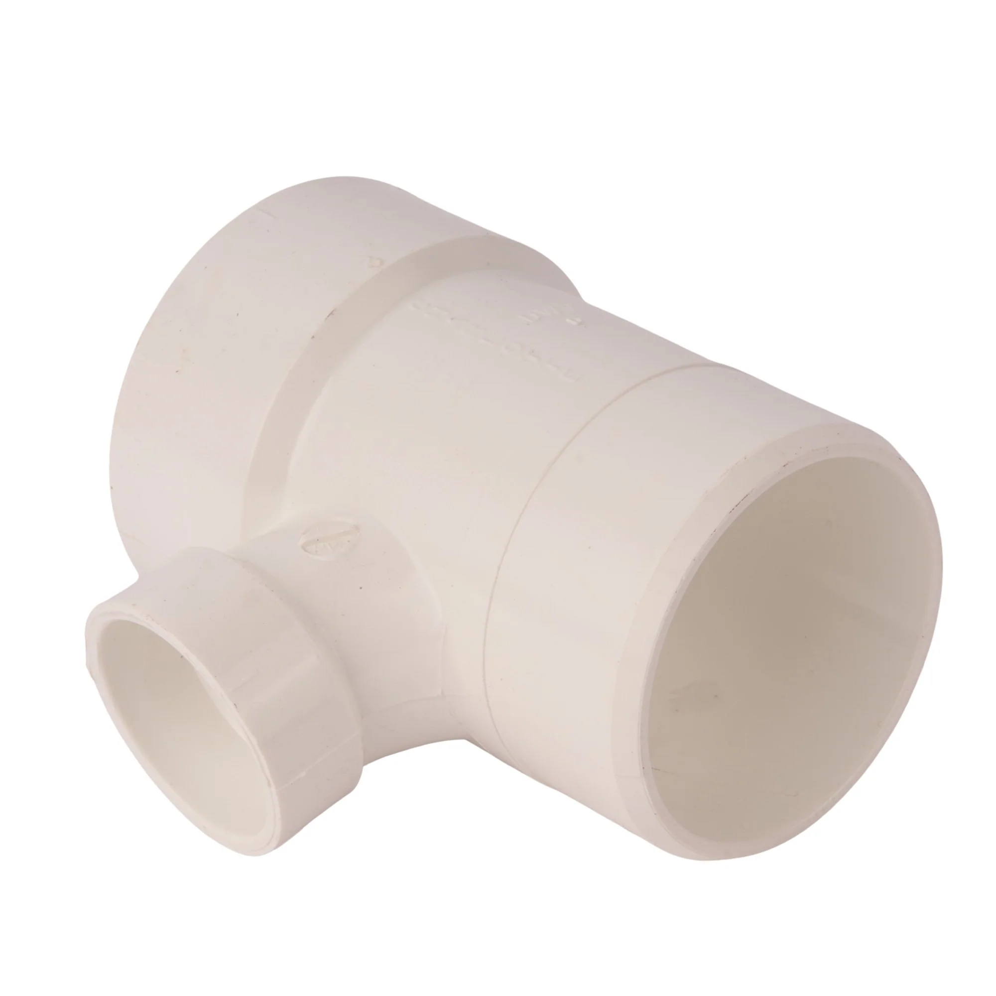 PVC DWV Reducing Street Sanitary Tee (Socket x Socket x Spigot) - Image 4
