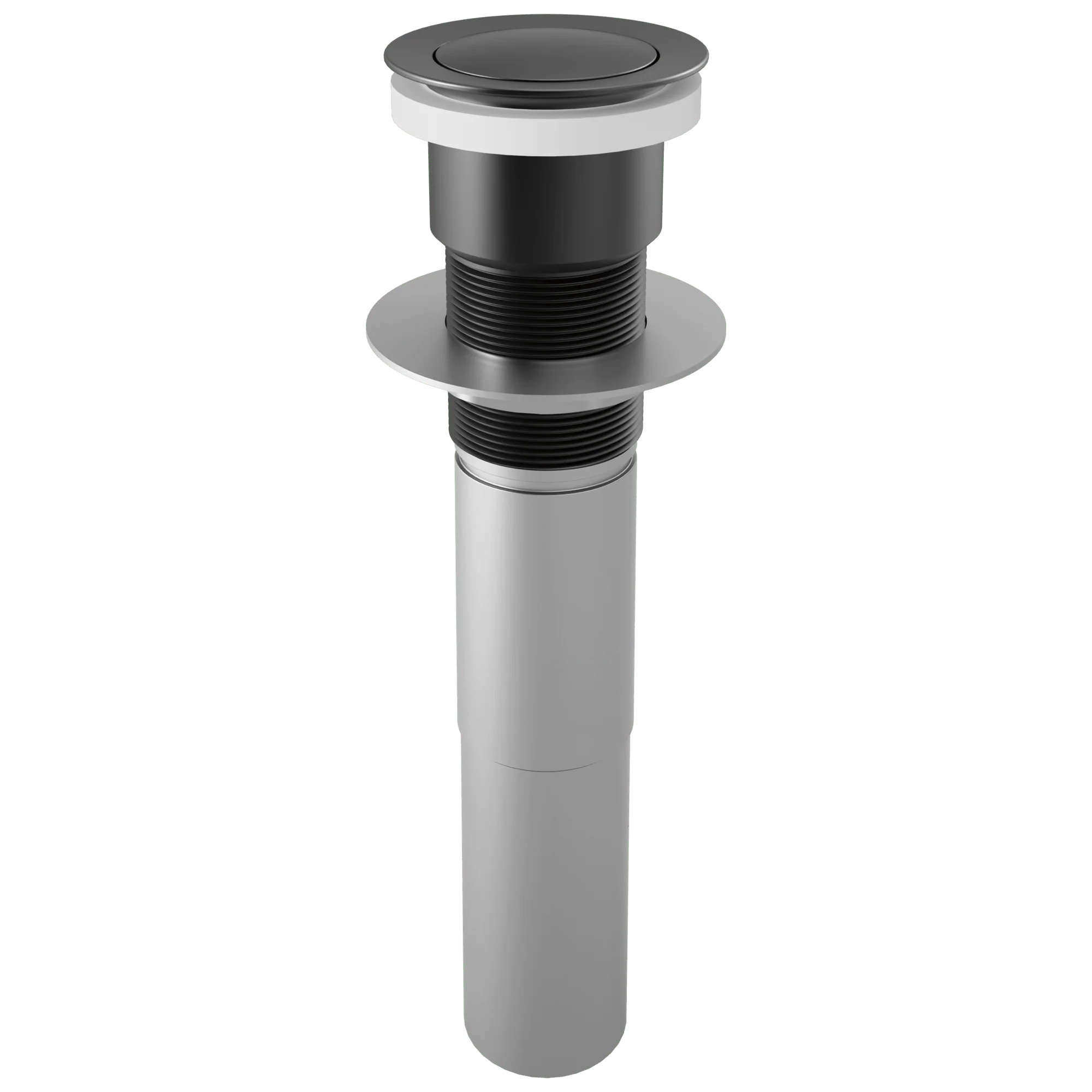 Rp81627Bl Brizo Push Button Pop Up Drain Less Overflow Matte Black