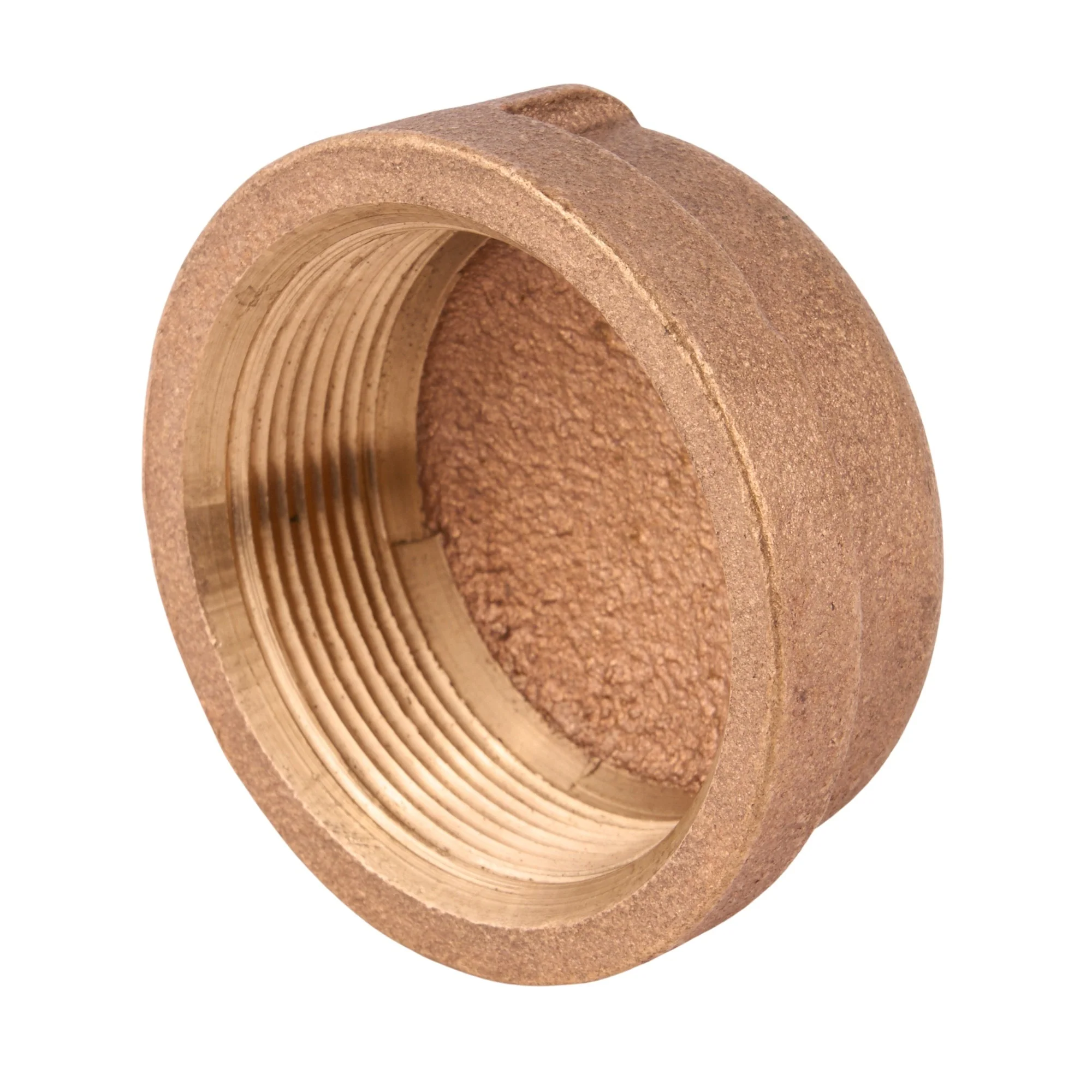 Threaded Brass Cap (Lead Free)