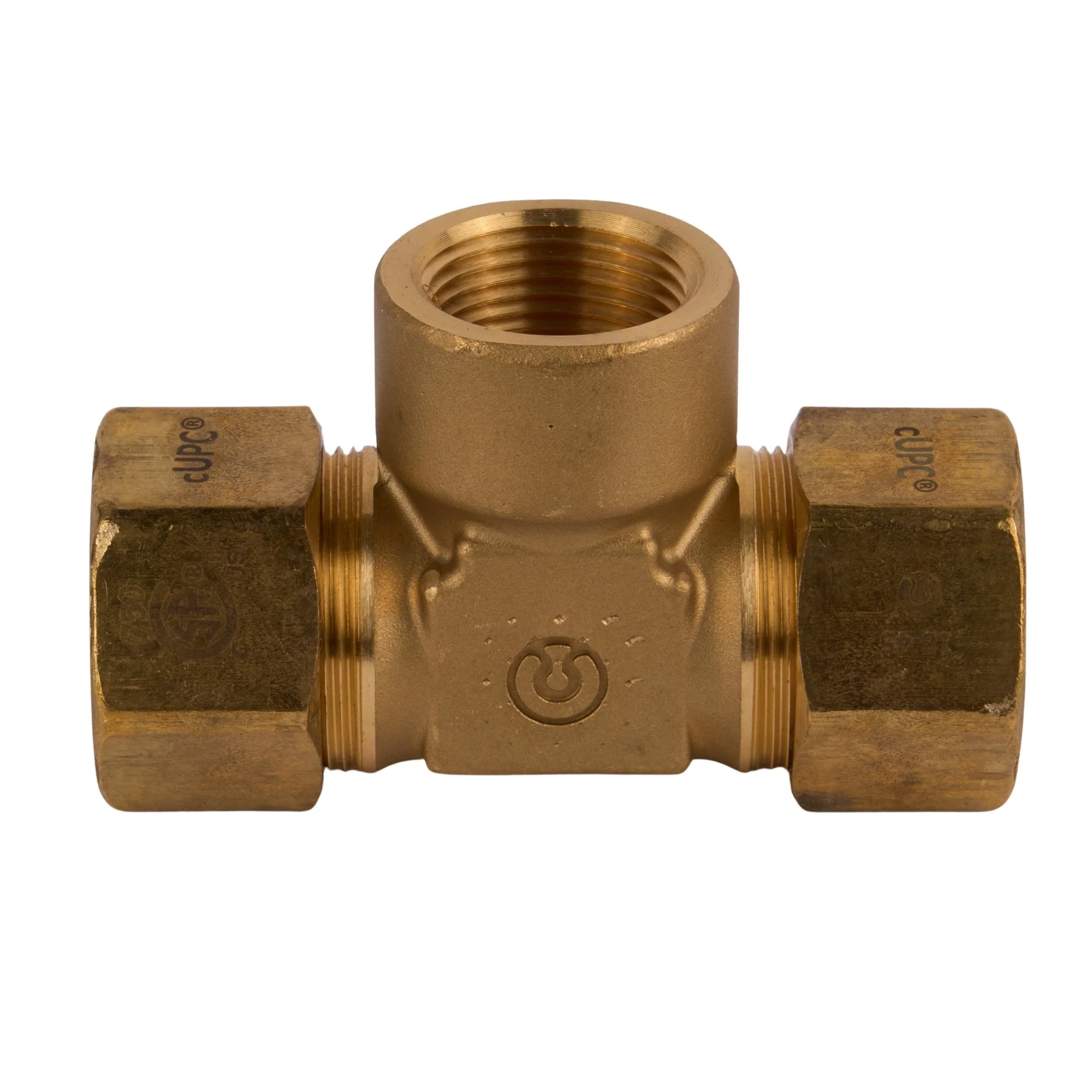 Trac Pipe AutoFlare Brass Tee TP x TP x NPT