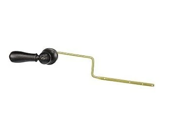 Universal Fit Toilet Handle Tank Flush Lever Decorative Faucet Style for Front Side or Angle Mount Venetian Bronze