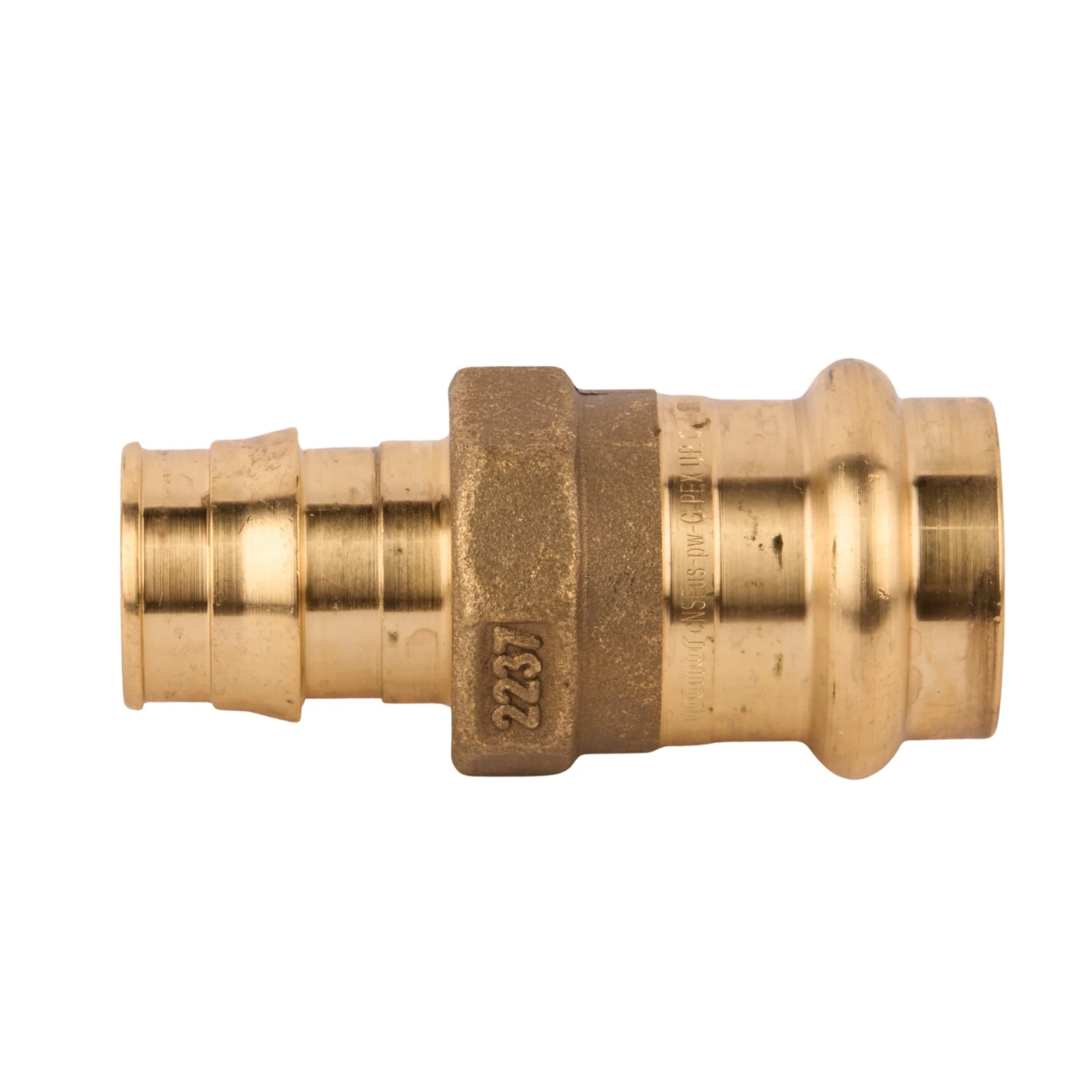 Uponor ProPEX Brass Adapter Copper Press x PEX Expansion (Lead Free) - Image 2