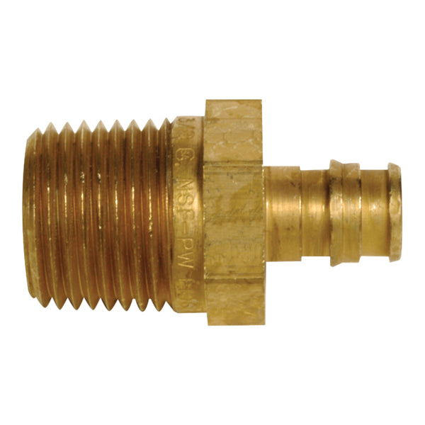 Uponor ProPEX Brass Male Threaded Adapter ProPEX x MNPT (Lead Free)
