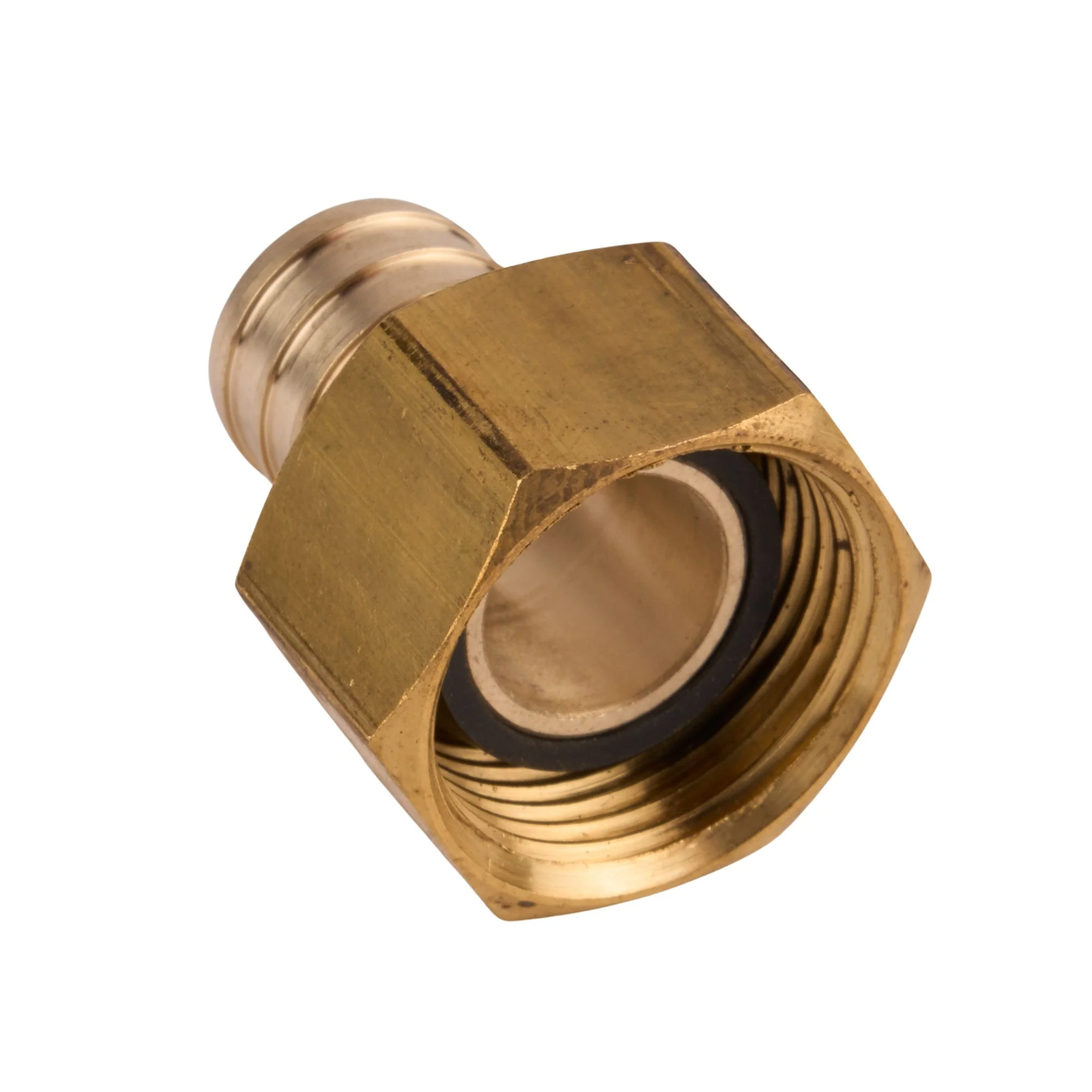 Zurn PEX Crimp Brass Swivel Adapter Barb x FNPT (Lead Free) - Image 3